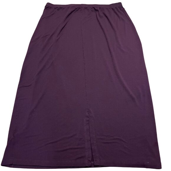 VINTAGE PETER LUFT FASHION PURPLE MAXI SKIRT SIZE XL - Picture 1 of 7